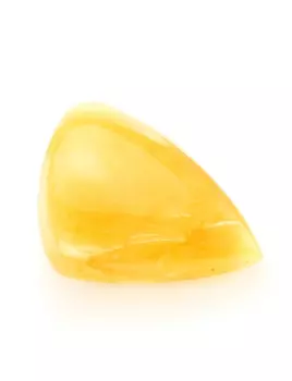 Сувенирный янтарь насыщенного медового цвета 31х27х13 мм