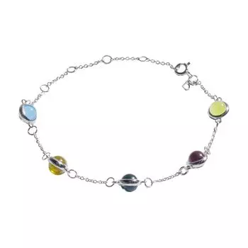 Браслет Алхимия 6 мм, серебро 925