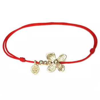 Браслет Цветок, золото 585