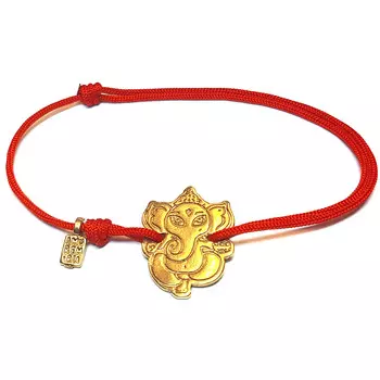 Браслет Ганеша, золото 585