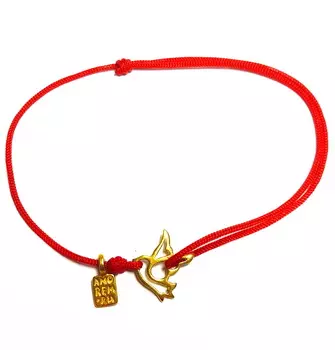 Браслет Голубь мира, золото 585