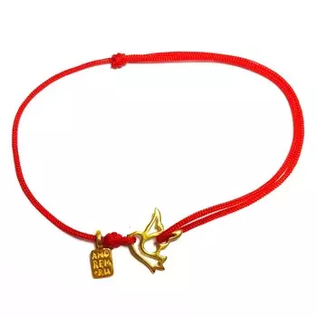 Браслет Голубь мира, золото 750