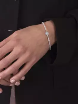 Браслет из аквамарина и серебра Calm Water