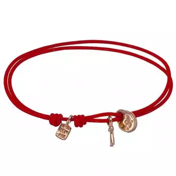 Браслет Ключ к замку, золото 585