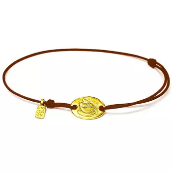 Браслет Кофе в постель, золото 750