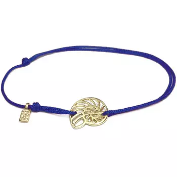 Браслет Контурная Ракушка, золото 750