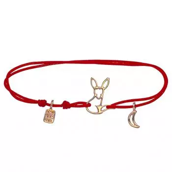 Браслет Лис, золото 750