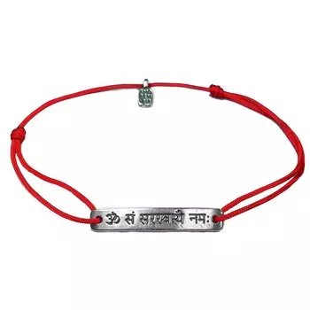 Браслет Мантра Сарасвати, серебро 925