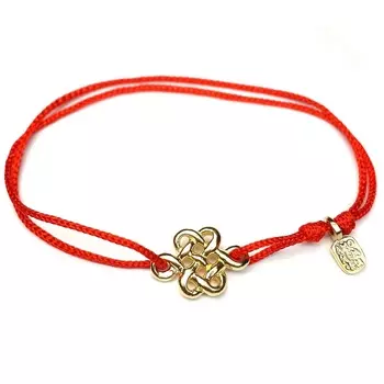 Браслет Мистический узел малый, золото 585