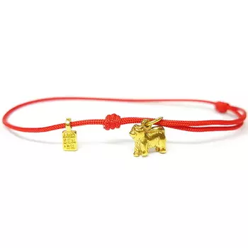 Браслет Мопс, золото 585