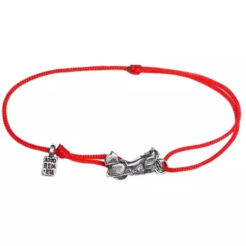 Браслет мотоцикл Honda Goldwing, серебро 925