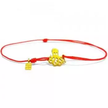 Браслет Осьминожка, золото 585