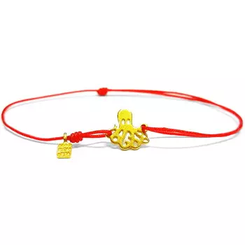 Браслет Осьминожка, золото 750