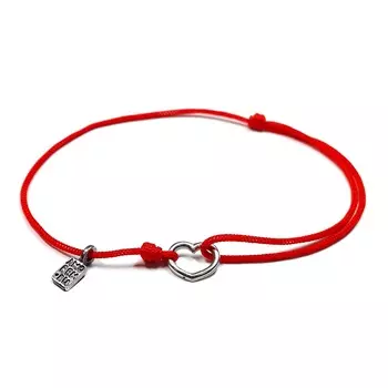 Браслет Сердечко, серебро 925