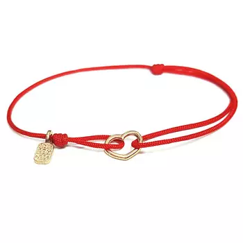 Браслет Сердечко, золото 750