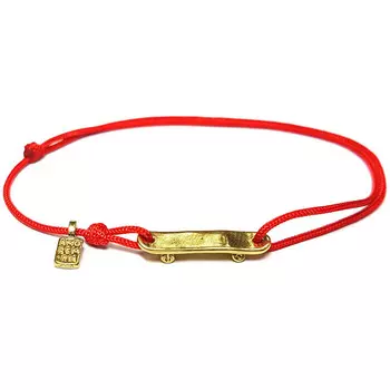 Браслет Скейтборд, золото 585