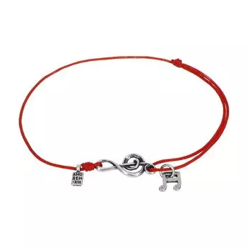 Браслет Скрипичный ключ, серебро 925