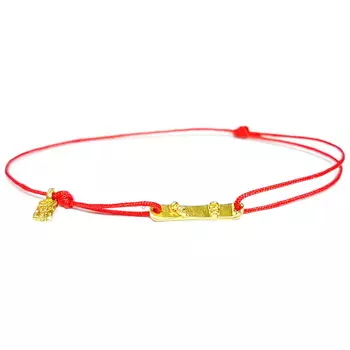 Браслет Сноуборд, золото 585