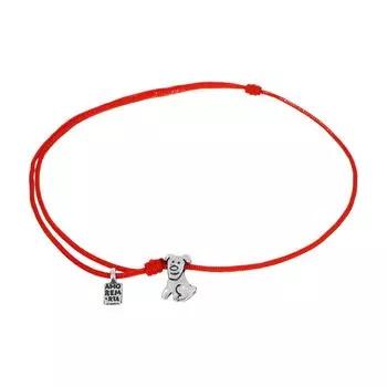 Браслет Собачка, серебро 925