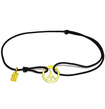 Браслет Знак Пацифик, золото 750