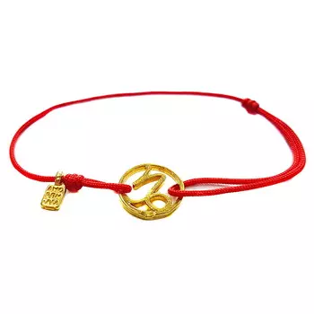 Браслет знак зодиака Козерог, золото 585