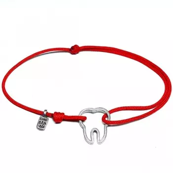 Браслет Зуб, серебро 925
