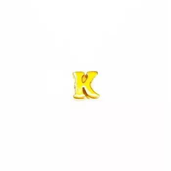 Буква K латинская, золото 750