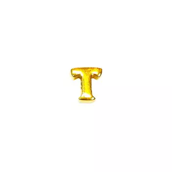 Буква T латинская, золото 585
