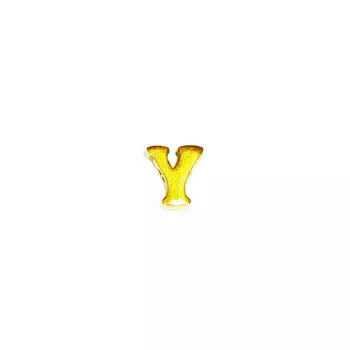 Буква Y латинская, золото 585