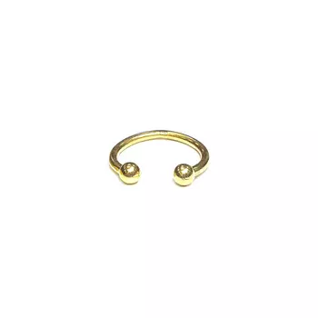Фаланговое кольцо Притяжение малое, золото 750