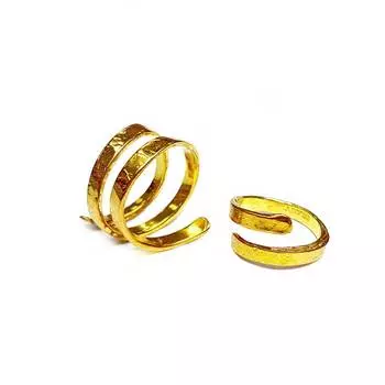 Фаланговые кольца Новый день, золото 585