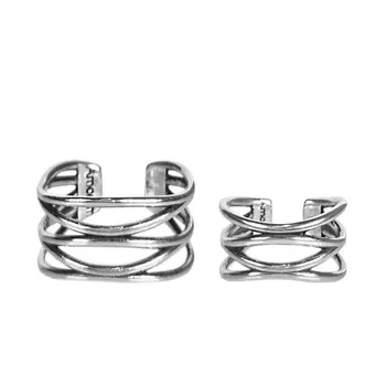 Фаланговые кольца Паутинки, серебро 925