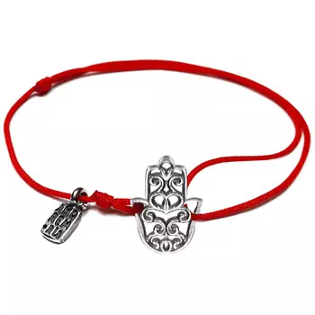 Хамса с сердцем, серебро 925