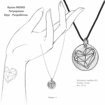 Индивидуальное проектирование кулонов MEMO