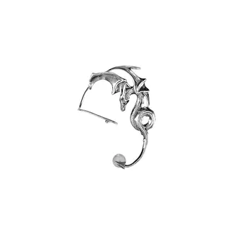 Кафф Дракон на левое ухо, серебро 925