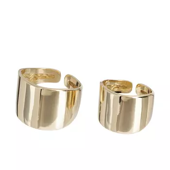 Кольца Fabulamare парные Широкие, золото 585