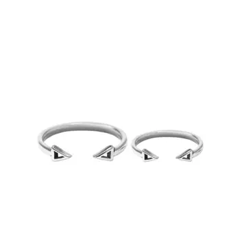 Кольца Стрелки пара, серебро 925