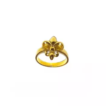 Кольцо Королевская Лилия, золото 585