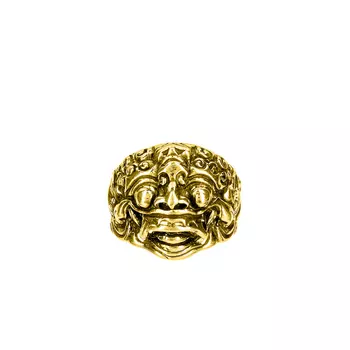 Кольцо Маска Шивы, золото 750