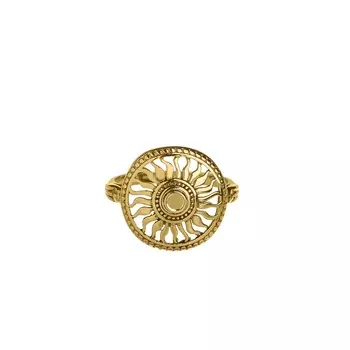 Кольцо Солнце, золото 750