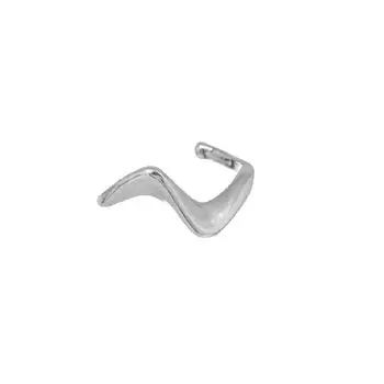 Кольцо Волна большое, серебро 925