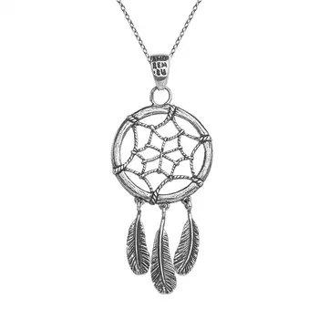 Колье Ловец снов, серебро 925