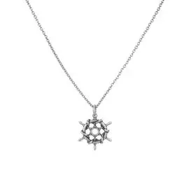 Колье Штурвал, серебро 925