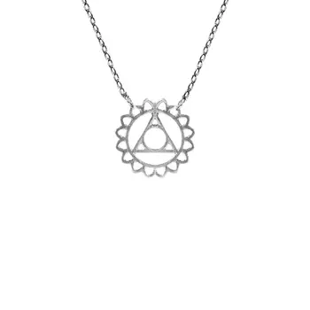 Чокер Вишудха для 5-й чакры, серебро 925