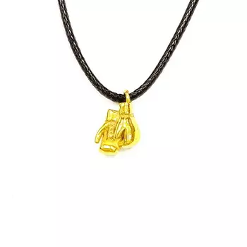 Кулон Боксерские перчатки, золото 750