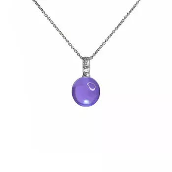 Кулон Черничный леденец, серебро 925