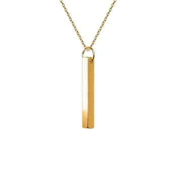 Кулон МЕМО Перспектива на цепи, золото 750