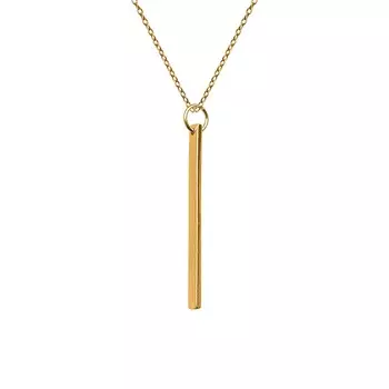 Кулон МЕМО Плоскость на цепи, золото 750