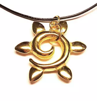 Кулон Солнышко, золото 750