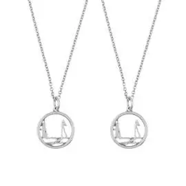 Парные кулоны Стремление, серебро 925